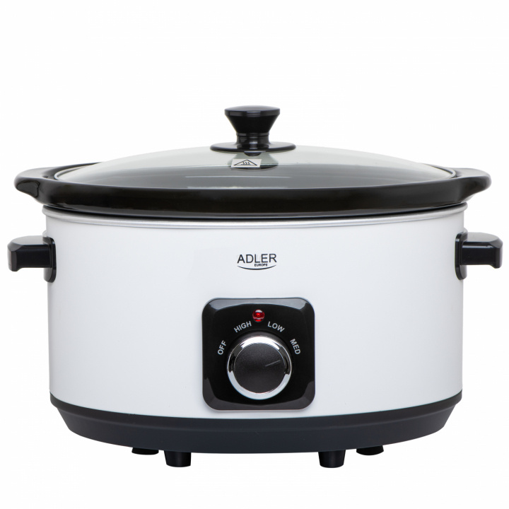 Adler AD 6413w Slowcooker 5,8L i gruppen HEM, HUSHÅLL & TRÄDGÅRD / Hushållsmaskiner / Slowcookers hos TP E-commerce Nordic AB (A22066)