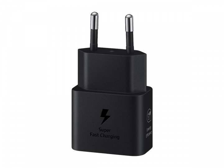 Samsung EP-T2510N GaN Väggladdare USB-C 25W, Svart i gruppen SMARTPHONE & SURFPLATTOR / Laddare & Kablar / Väggladdare / Väggladdare Typ C hos TP E-commerce Nordic AB (A22079)