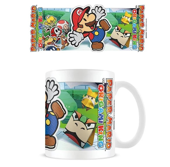 Mugg med motiv från Paper Mario - The Origami King i gruppen SPORT, FRITID & HOBBY / Roliga prylar / Muggar hos TP E-commerce Nordic AB (A22093)