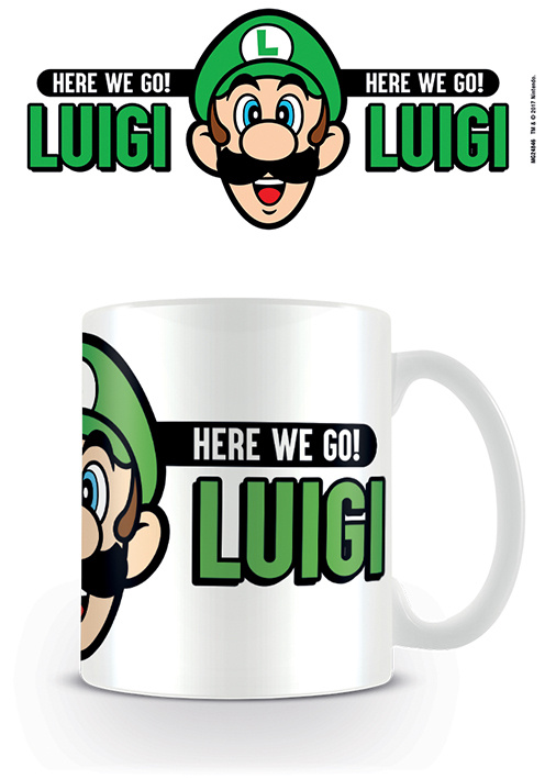 Mugg - Here We Go! Luigi i gruppen SPORT, FRITID & HOBBY / Roliga prylar / Muggar hos TP E-commerce Nordic AB (A22094)