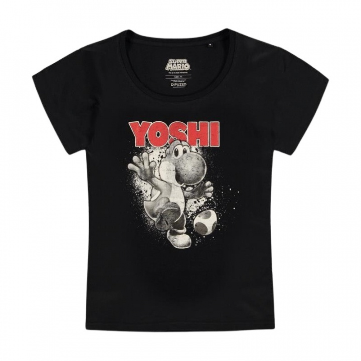 Super Mario Yoshi Women\'s T-shirt, XL i gruppen SPORT, FRITID & HOBBY / Accessoarer / T-shirts & Tröjor hos TP E-commerce Nordic AB (A22115)
