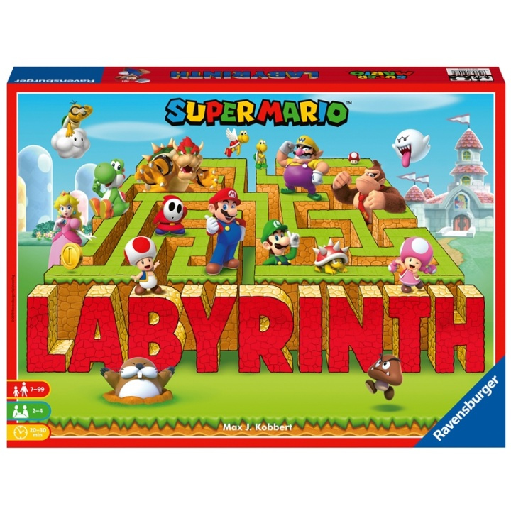 Ravensburger Super Mario Labyrinth i gruppen LEKSAKER, BARN- & BABYPRODUKTER / Leksaker / Sällskapsspel / Familjespel hos TP E-commerce Nordic AB (A22356)