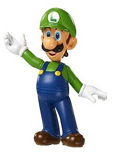 World of Nintendo Super Mario Luigi-figur i gruppen LEKSAKER, BARN- & BABYPRODUKTER / Leksaker / Figurer & Miniatyrer hos TP E-commerce Nordic AB (A22362)