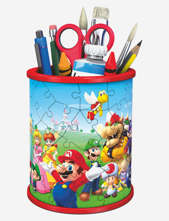 Super Mario 3D-pussel Pennställ 54 bitar i gruppen LEKSAKER, BARN- & BABYPRODUKTER / Leksaker / Pussel hos TP E-commerce Nordic AB (A22363)