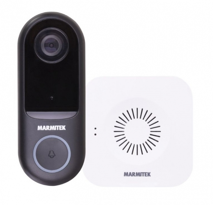 Marmitek Smart BuzzLO Video Doorbell HD1080p + Bell Me Ringklocka i gruppen HEM, HUSHÅLL & TRÄDGÅRD / Smarta hem / Smarta dörrklockor hos TP E-commerce Nordic AB (A22378PKT)