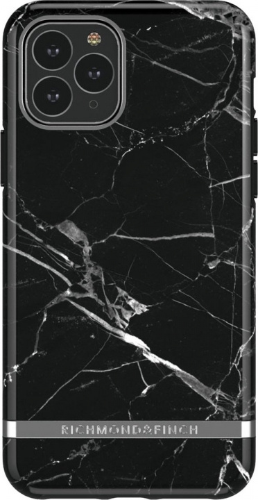 Richmond & Finch iPhone 12/12 Pro Freedom Case, Black Marble i gruppen SMARTPHONE & SURFPLATTOR / Mobilskydd / Apple / iPhone 12/12 Pro / Skal hos TP E-commerce Nordic AB (A22385)