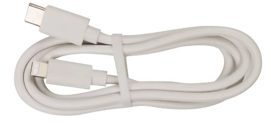 Kabel USB-C - Lightning, 2.4A, 1m, Vit i gruppen SMARTPHONE & SURFPLATTOR / Laddare & Kablar / Kablar / Kablar Lightning hos TP E-commerce Nordic AB (A22392)