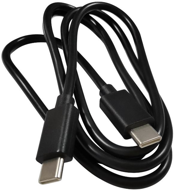 Kabel USB-C - USB-C, 3A, 1m, Svart i gruppen SMARTPHONE & SURFPLATTOR / Laddare & Kablar / Kablar / Kablar Typ C hos TP E-commerce Nordic AB (A22401)