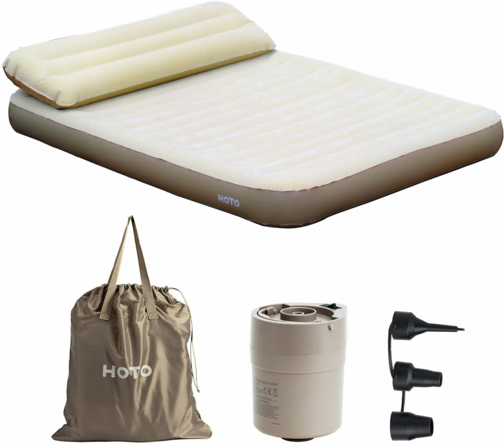 HOTO Självuppblåsande madrass 200x150x25 cm i gruppen SPORT, FRITID & HOBBY / Friluftsliv / Luftmadrasser & Liggunderlag hos TP E-commerce Nordic AB (A22476)