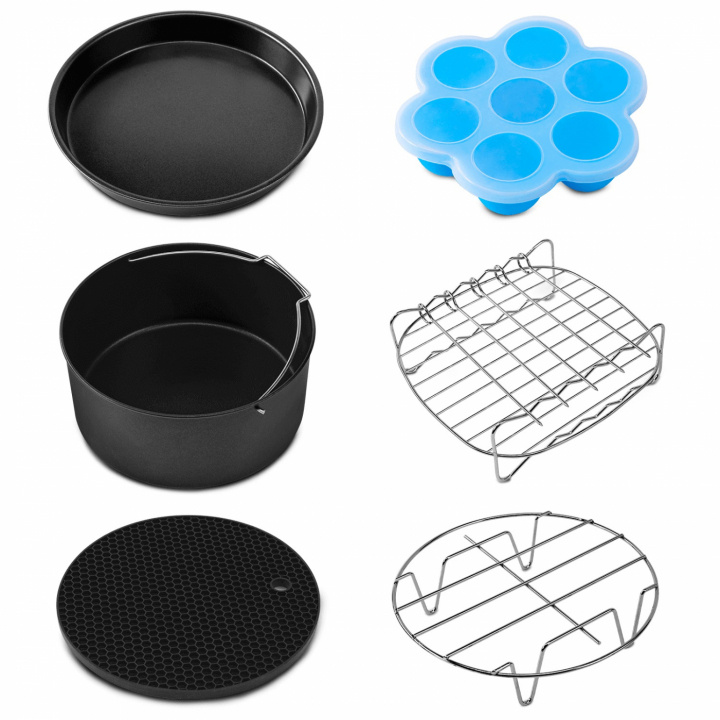 Cosori KOSA0008EUN Tillbehörskit 6 delar i gruppen HEM, HUSHÅLL & TRÄDGÅRD / Hushållsmaskiner / Airfryers & fritöser hos TP E-commerce Nordic AB (A22478)