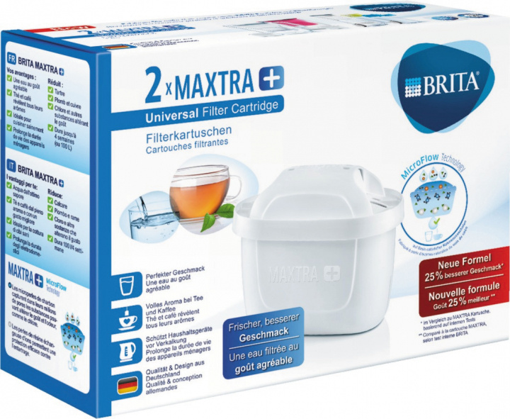 BRITA Vattenfilter BRITA Maxtra, 2 st i gruppen HEM, HUSHÅLL & TRÄDGÅRD / Köksredskap / Övriga köksredskap hos TP E-commerce Nordic AB (A22864)