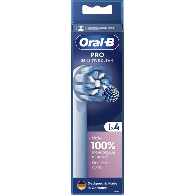 Oral-B Pro Sensitive Clean 4-pack i gruppen SKÖNHET & HÄLSA / Munvård / Borsthuvuden & Tillbehör hos TP E-commerce Nordic AB (A22895)