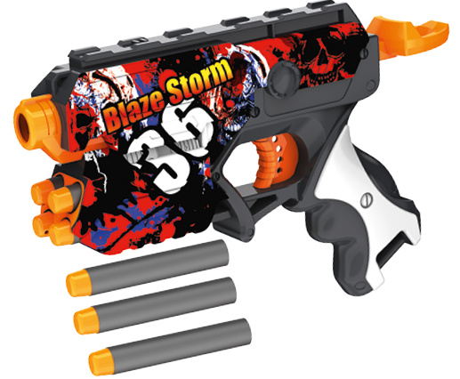 Blaze Storm Soft Bullet Gun ZC7200 w/5 Soft i gruppen LEKSAKER, BARN- & BABYPRODUKTER / Leksaker / Actionlek hos TP E-commerce Nordic AB (A22896)