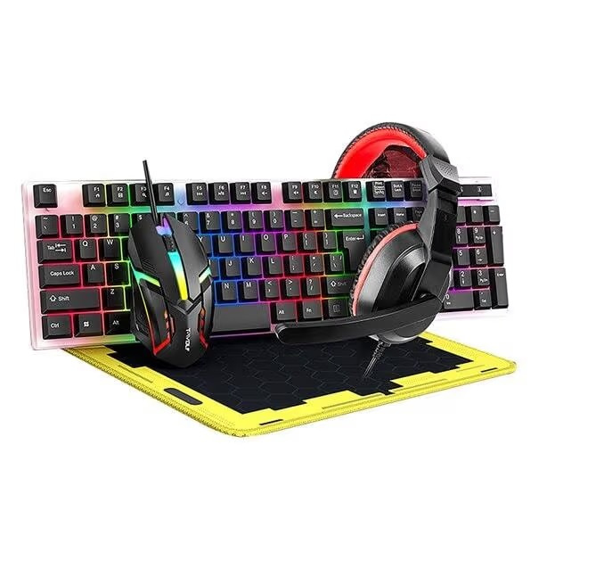 United GCS2491 Gaming Combo Set - Tangentbord, Mus, Musmatta & Headset i gruppen DATORER & KRINGUTRUSTNING / Gaming / Tangentbord hos TP E-commerce Nordic AB (A22899)