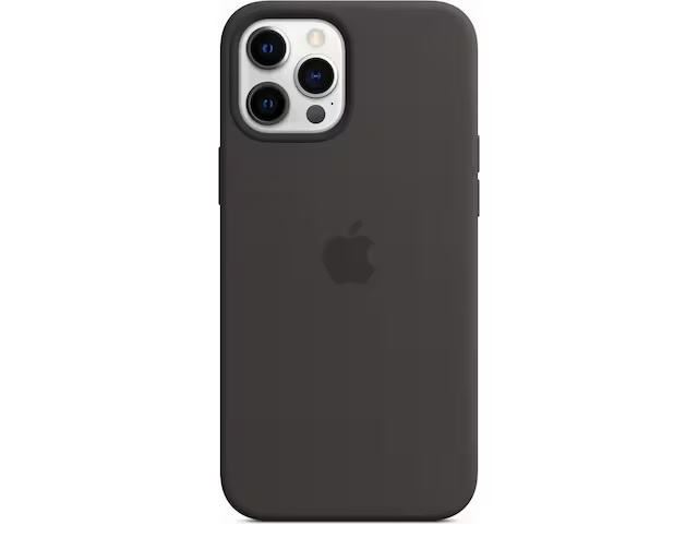 Apple iPhone 12 Pro Max Silikonskal, Svart i gruppen SMARTPHONE & SURFPLATTOR / Mobilskydd / Apple / iPhone 12 Pro Max hos TP E-commerce Nordic AB (A22907)