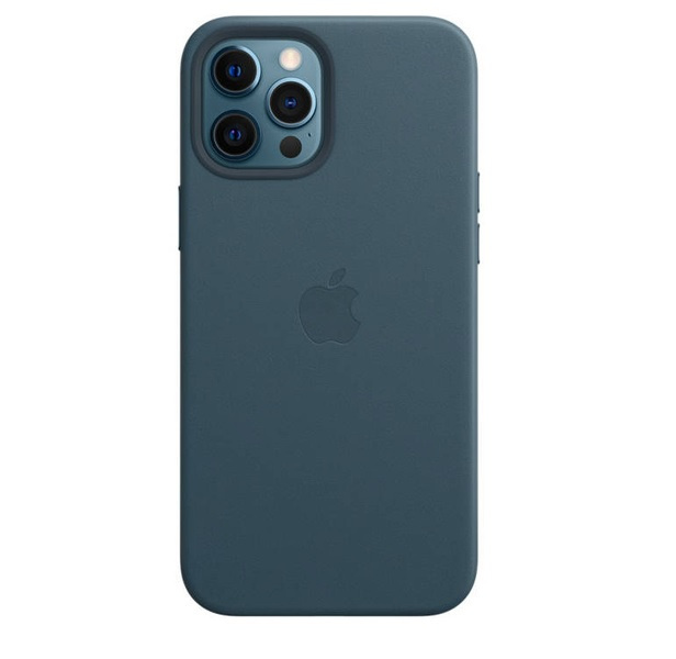 Apple iPhone 12 Pro Max Leather Case Baltic Blue i gruppen SMARTPHONE & SURFPLATTOR / Mobilskydd / Apple / iPhone 12 Pro Max hos TP E-commerce Nordic AB (A22908)