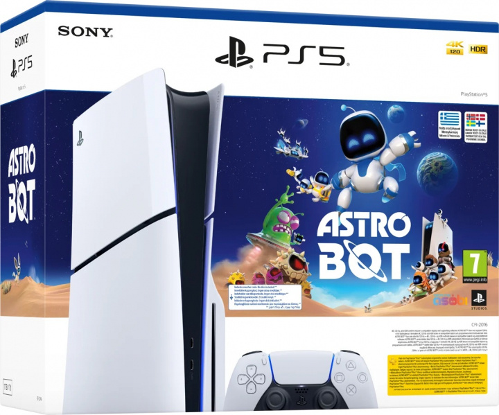 Sony Playstation 5 Slim - Astro Bot Bundle i gruppen HEMELEKTRONIK / Spelkonsoler & Tillbehör / Sony PlayStation 5 / Konsoler hos TP E-commerce Nordic AB (A22921)