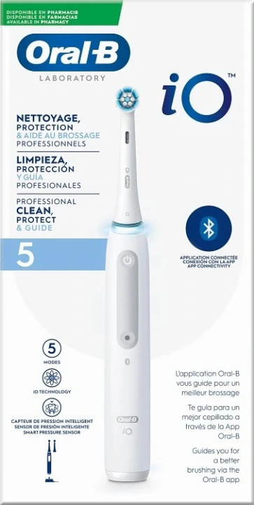 Oral-B iO Laboratory Clean 5 i gruppen SKÖNHET & HÄLSA / Munvård / Eltandborstar hos TP E-commerce Nordic AB (A22938)