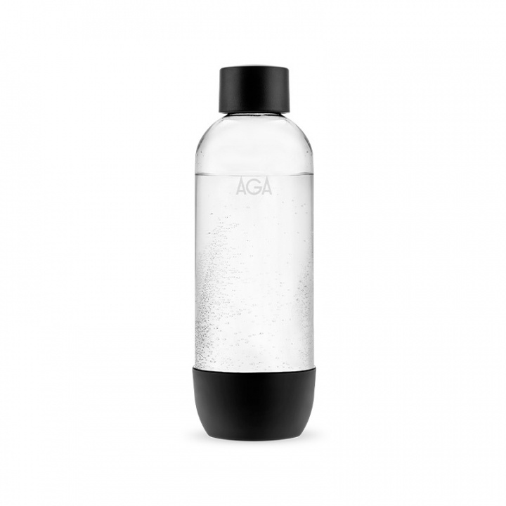 AGA AQVIA PET-flaska, 1L, Svart i gruppen HEM, HUSHÅLL & TRÄDGÅRD / Hushållsmaskiner / Vatten & Juice / Kolsyremaskiner / Tillbehör hos TP E-commerce Nordic AB (A22959)