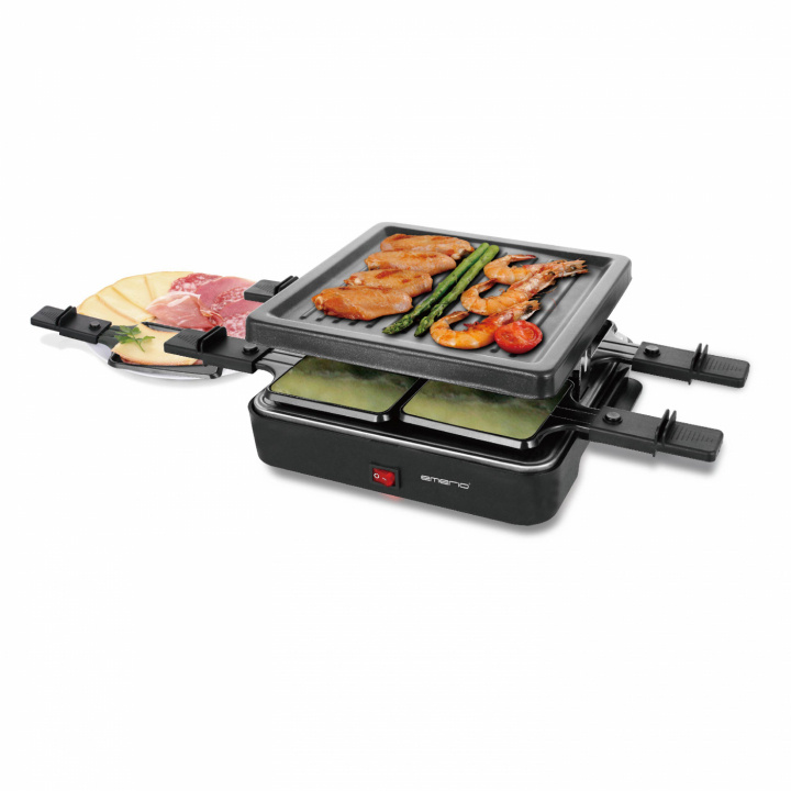 Emerio Raclettegrill RG-120656 i gruppen HEM, HUSHÅLL & TRÄDGÅRD / Hushållsmaskiner / Brödrostar & Bordsgrillar / Bordsgrillar & Raclette hos TP E-commerce Nordic AB (A23171)