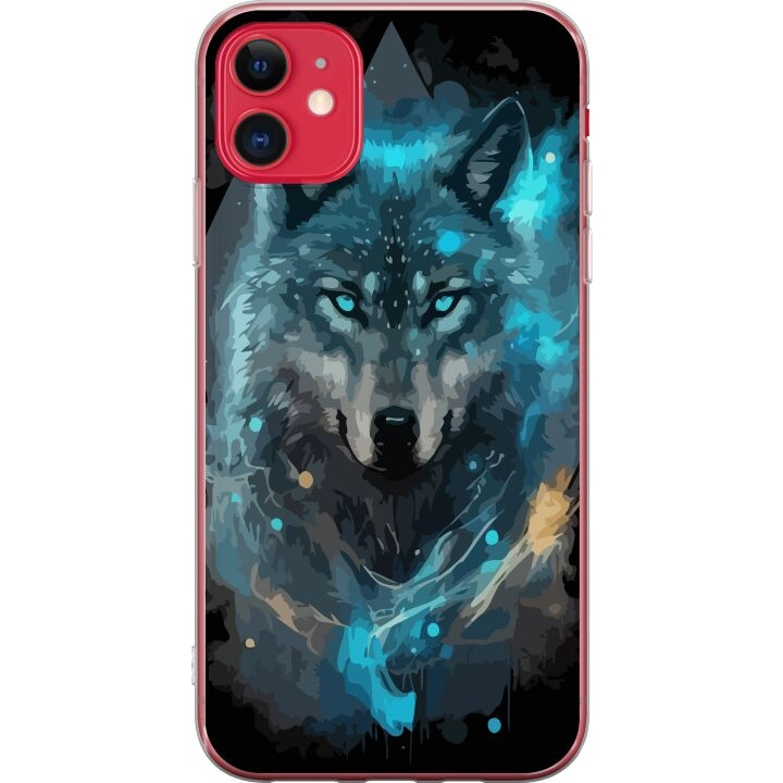 Mobilskal till Apple iPhone 11 med Varg motiv i gruppen SMARTPHONE & SURFPLATTOR / Mobilskydd / Apple / iPhone 11 hos TP E-commerce Nordic AB (A50032)