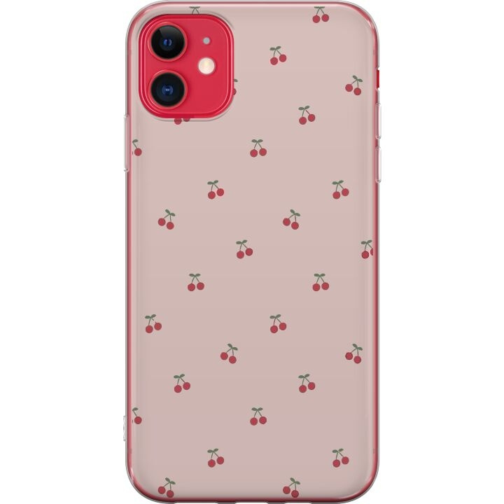 Mobilskal till Apple iPhone 11 med Körsbär motiv i gruppen SMARTPHONE & SURFPLATTOR / Mobilskydd / Apple / iPhone 11 hos TP E-commerce Nordic AB (A50034)