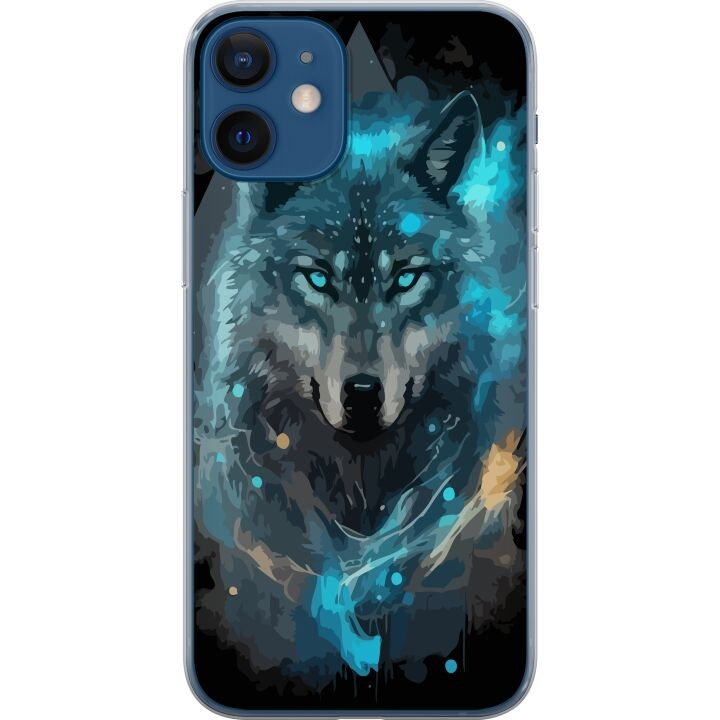 Mobilskal till Apple iPhone 12 med Varg motiv i gruppen SMARTPHONE & SURFPLATTOR / Mobilskydd / Apple / iPhone 12/12 Pro hos TP E-commerce Nordic AB (A50194)