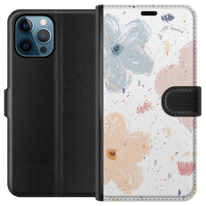 Plånboksfodral till Apple iPhone 12 Pro med Blommor motiv i gruppen SMARTPHONE & SURFPLATTOR / Mobilskydd / Apple / iPhone 12/12 Pro hos TP E-commerce Nordic AB (A50282)