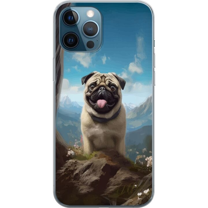 Mobilskal till Apple iPhone 12 Pro med Glad Hund motiv i gruppen SMARTPHONE & SURFPLATTOR / Mobilskydd / Apple / iPhone 12/12 Pro hos TP E-commerce Nordic AB (A50315)