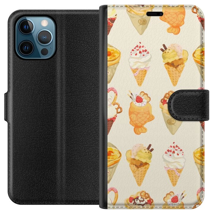 Plånboksfodral till Apple iPhone 12 Pro Max med Glassigt motiv i gruppen SMARTPHONE & SURFPLATTOR / Mobilskydd / Apple / iPhone 12 Pro Max hos TP E-commerce Nordic AB (A50335)