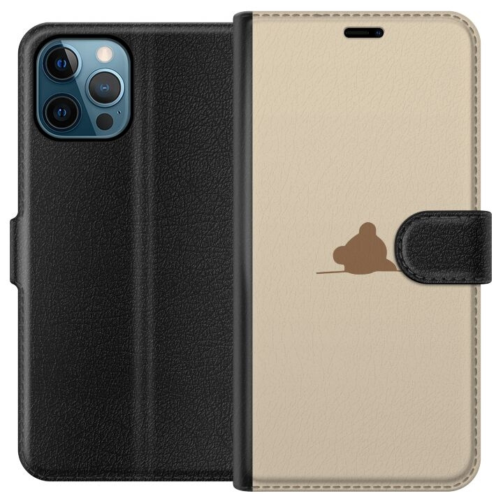 Plånboksfodral till Apple iPhone 12 Pro Max med Nalle motiv i gruppen SMARTPHONE & SURFPLATTOR / Mobilskydd / Apple / iPhone 12 Pro Max hos TP E-commerce Nordic AB (A50344)