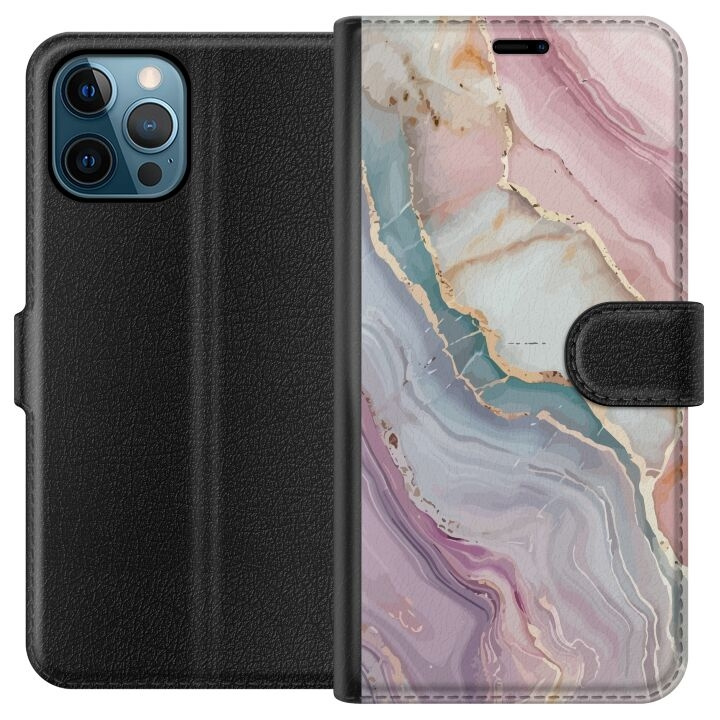 Plånboksfodral till Apple iPhone 12 Pro Max med Marmor motiv i gruppen SMARTPHONE & SURFPLATTOR / Mobilskydd / Apple / iPhone 12 Pro Max hos TP E-commerce Nordic AB (A50346)