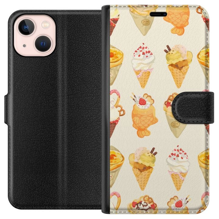 Plånboksfodral till Apple iPhone 13 mini med Glassigt motiv i gruppen SMARTPHONE & SURFPLATTOR / Mobilskydd / Apple / iPhone 13 Mini hos TP E-commerce Nordic AB (A50443)