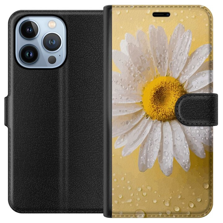 Plånboksfodral till Apple iPhone 13 Pro med Porslinsblomma motiv i gruppen SMARTPHONE & SURFPLATTOR / Mobilskydd / Apple / iPhone 13 Pro hos TP E-commerce Nordic AB (A50486)