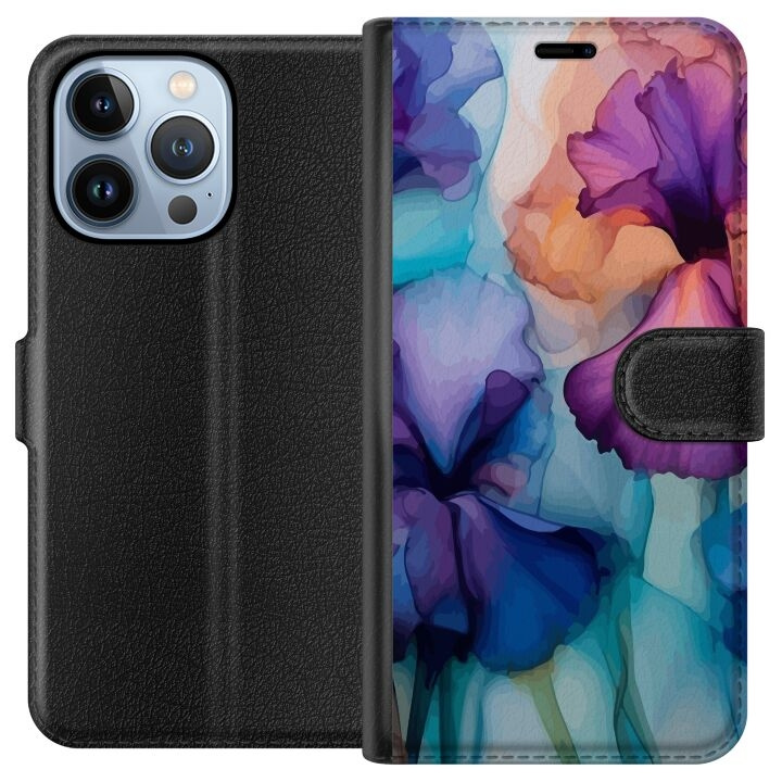 Plånboksfodral till Apple iPhone 13 Pro med Magiska blommor motiv i gruppen SMARTPHONE & SURFPLATTOR / Mobilskydd / Apple / iPhone 13 Pro hos TP E-commerce Nordic AB (A50489)
