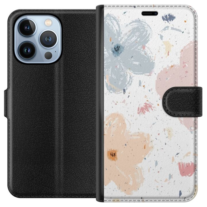 Plånboksfodral till Apple iPhone 13 Pro med Blommor motiv i gruppen SMARTPHONE & SURFPLATTOR / Mobilskydd / Apple / iPhone 13 Pro hos TP E-commerce Nordic AB (A50498)