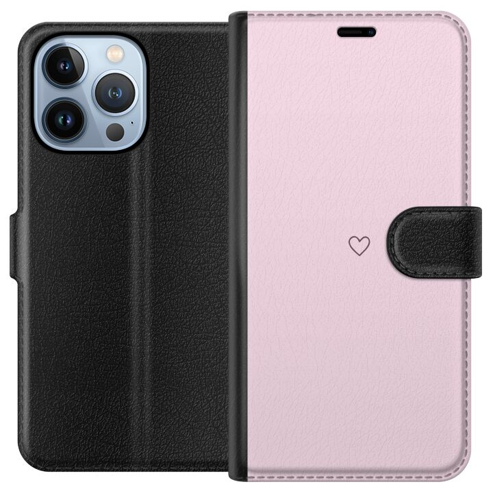 Plånboksfodral till Apple iPhone 13 Pro med Hjärta motiv i gruppen SMARTPHONE & SURFPLATTOR / Mobilskydd / Apple / iPhone 13 Pro hos TP E-commerce Nordic AB (A50505)