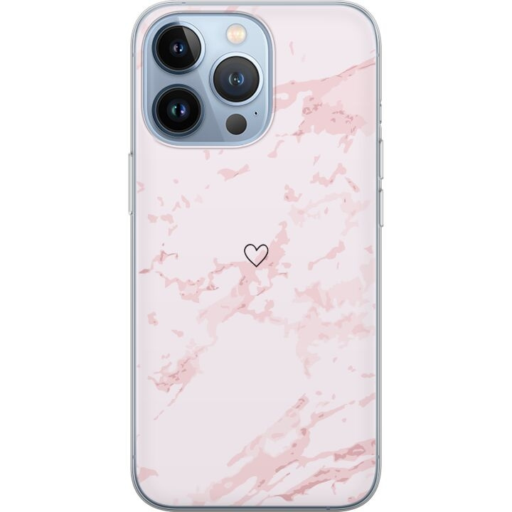 Mobilskal till Apple iPhone 13 Pro med Rosa Hjärta motiv i gruppen SMARTPHONE & SURFPLATTOR / Mobilskydd / Apple / iPhone 13 Pro hos TP E-commerce Nordic AB (A50536)
