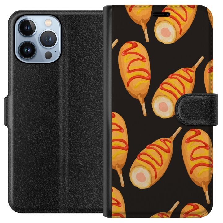 Plånboksfodral till Apple iPhone 13 Pro Max med Kycklingklubba motiv i gruppen SMARTPHONE & SURFPLATTOR / Mobilskydd / Apple / iPhone 13 Pro Max hos TP E-commerce Nordic AB (A50549)