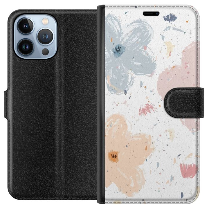 Plånboksfodral till Apple iPhone 13 Pro Max med Blommor motiv i gruppen SMARTPHONE & SURFPLATTOR / Mobilskydd / Apple / iPhone 13 Pro Max hos TP E-commerce Nordic AB (A50552)
