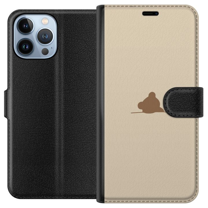 Plånboksfodral till Apple iPhone 13 Pro Max med Nalle motiv i gruppen SMARTPHONE & SURFPLATTOR / Mobilskydd / Apple / iPhone 13 Pro Max hos TP E-commerce Nordic AB (A50560)