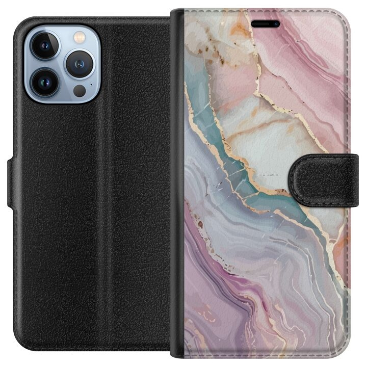 Plånboksfodral till Apple iPhone 13 Pro Max med Marmor motiv i gruppen SMARTPHONE & SURFPLATTOR / Mobilskydd / Apple / iPhone 13 Pro Max hos TP E-commerce Nordic AB (A50562)