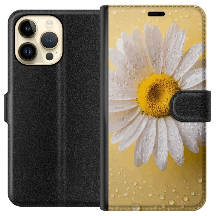 Plånboksfodral till Apple iPhone 14 Pro Max med Porslinsblomma motiv i gruppen SMARTPHONE & SURFPLATTOR / Mobilskydd / Apple / iPhone 14 hos TP E-commerce Nordic AB (A50756)