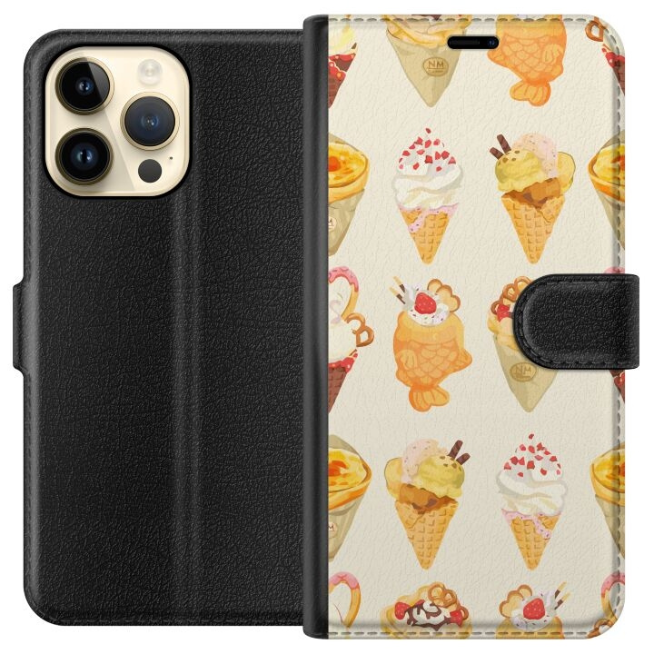 Plånboksfodral till Apple iPhone 14 Pro Max med Glassigt motiv i gruppen SMARTPHONE & SURFPLATTOR / Mobilskydd / Apple / iPhone 14 hos TP E-commerce Nordic AB (A50767)