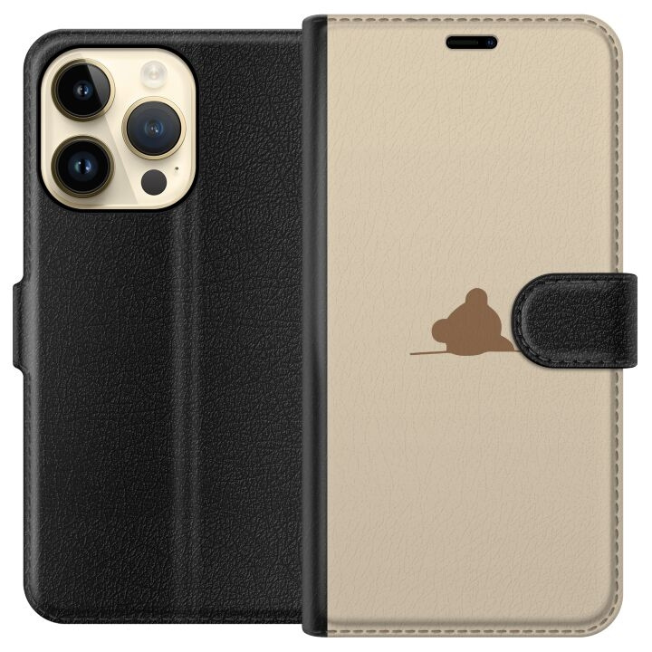 Plånboksfodral till Apple iPhone 15 Pro med Nalle motiv i gruppen SMARTPHONE & SURFPLATTOR / Mobilskydd / Apple / iPhone 15 hos TP E-commerce Nordic AB (A50884)