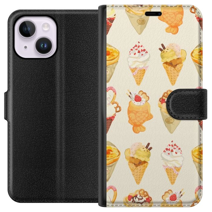 Plånboksfodral till Apple iPhone 15 Plus med Glassigt motiv i gruppen SMARTPHONE & SURFPLATTOR / Mobilskydd / Apple / iPhone 15 hos TP E-commerce Nordic AB (A50929)