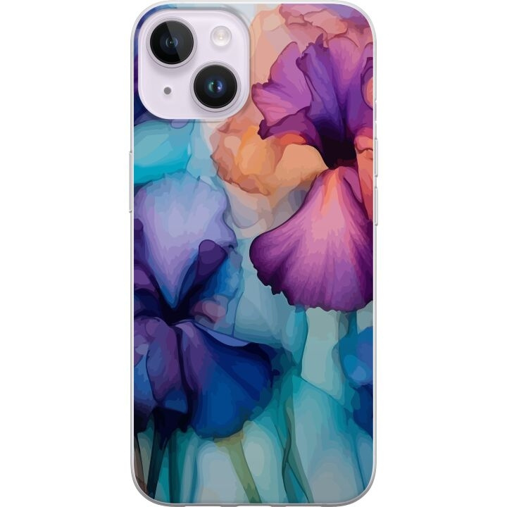 Mobilskal till Apple iPhone 15 Plus med Magiska blommor motiv i gruppen SMARTPHONE & SURFPLATTOR / Mobilskydd / Apple / iPhone 15 hos TP E-commerce Nordic AB (A50948)