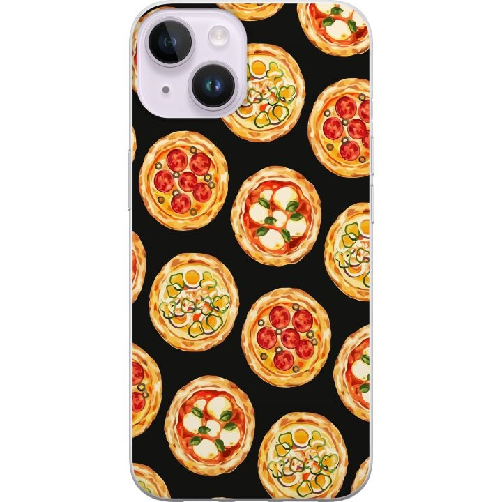 Mobilskal till Apple iPhone 15 Plus med Pizza motiv i gruppen SMARTPHONE & SURFPLATTOR / Mobilskydd / Apple / iPhone 15 hos TP E-commerce Nordic AB (A50958)
