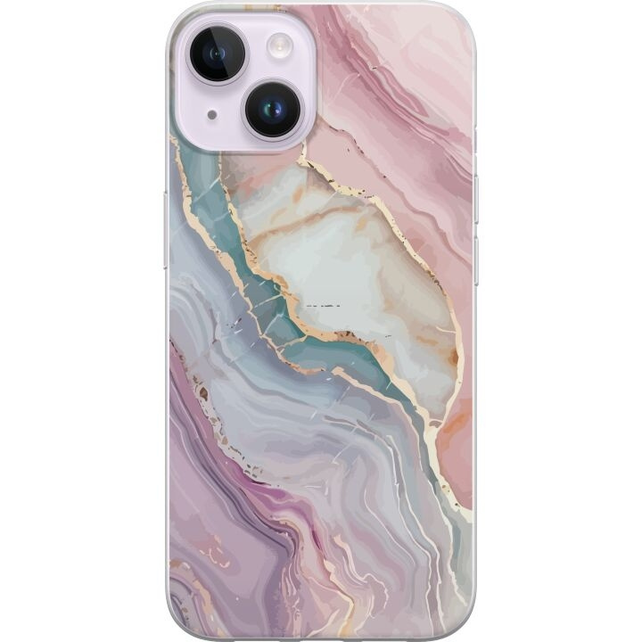 Mobilskal till Apple iPhone 15 Plus med Marmor motiv i gruppen SMARTPHONE & SURFPLATTOR / Mobilskydd / Apple / iPhone 15 hos TP E-commerce Nordic AB (A50967)