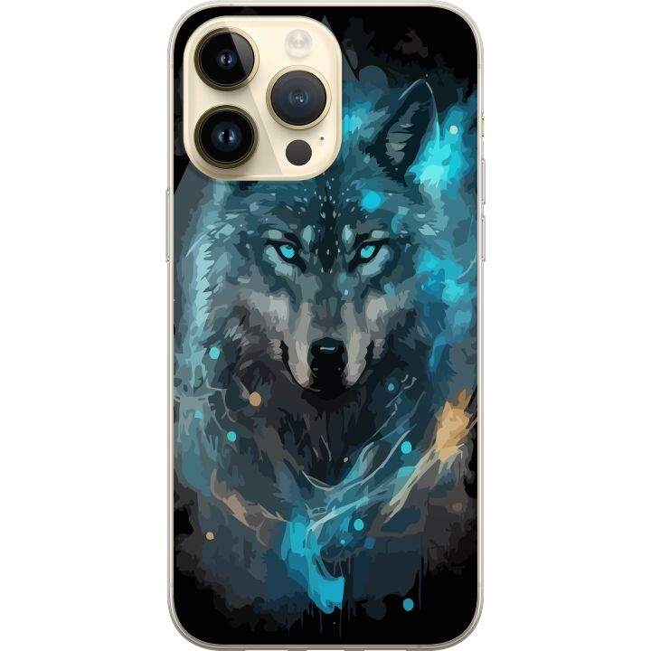 Mobilskal till Apple iPhone 15 Pro Max med Varg motiv i gruppen SMARTPHONE & SURFPLATTOR / Mobilskydd / Apple / iPhone 15 hos TP E-commerce Nordic AB (A51004)